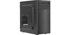 EUROCASE skříň MC X103 black, micro tower, 1x USB 3.0, 2x USB 2.0, 2x audio, bez zdroje