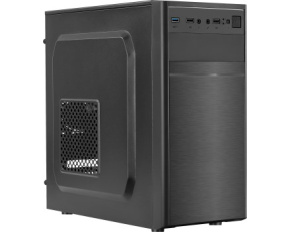 EUROCASE skříň MC X103 black, micro tower, 1x USB 3.0, 2x USB 2.0, 2x audio, bez zdroje