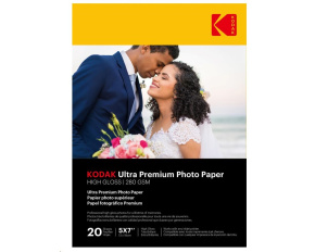 KODAK Ultra Premium Photo RC Gloss (280g/m2) 13x18cm 20 listů