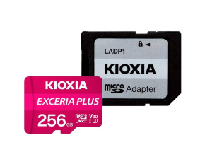 KIOXIA Exceria Plus microSD card 256GB M303, UHS-I U3 Class 10