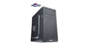 1stCOOL skříň STEP 3 ver.2, micro ATX, AU, 2xUSB 3.0 + 2x USB 2.0, bez zdroje, Black