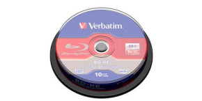 VERBATIM BD-RE SL(10-pack)Blu-Ray/spindle/2x/25GB