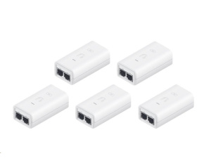 UBNT POE-24-24W-5P, Gigabit PoE Injector, 24V/1A (24W), 5-Pack