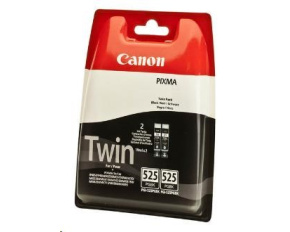 Canon CARTRIDGE PGI-525 PGBK černá TWIN-PACK pro PIXMA MG5150, iX6550, MG5150, MG5250, MG5350, MG6150, MG8150 (680 str.)