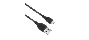 Solight USB kabel, USB 2.0 A konektor - USB B micro konektor, sáček, 50cm