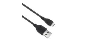 Solight USB kabel, USB 2.0 A konektor - USB B micro konektor, sáček, 50cm