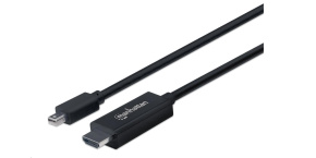 MANHATTAN Kabel Mini DisplayPort na HDMI (1080p), 1.8m, černý