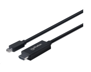 MANHATTAN Kabel Mini DisplayPort na HDMI (1080p), 1.8m, černý