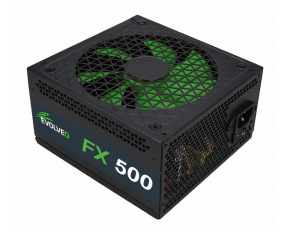 EVOLVEO FX 500 , zdroj 500W ATX, 14cm, tichý, 80+, bulk