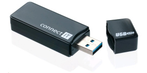 CONNECT IT Čtečka paměťových karet USB 3.0 GEAR černá