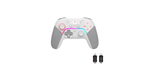 A4tech Bloody GPW70, gamepad, RGB, Dual mode 2,4G+USB, bílá