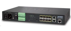 Planet MGSD-10080F Metro switch 8x SFP(DDM) 100/1000Base-X, 2x 1000Base-T, AC+DC, DI/O, SNMPv3, IGMPv3,IPv6