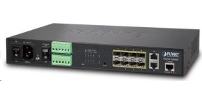 Planet MGSD-10080F Metro switch 8x SFP(DDM) 100/1000Base-X, 2x 1000Base-T, AC+DC, DI/O, SNMPv3, IGMPv3,IPv6