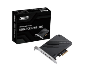 ASUS Rozšiřovací karta USB4 PCIe Gen4, PCIe 4.0 x4, 2x USB4 Typ-C, 2x DP