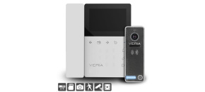 SET Videotelefon VERIA 7043B bílý + VERIA 230