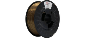 C-TECH Tisková struna (filament) PREMIUM LINE, Silk PLA, bronz, 1,75mm, 1kg