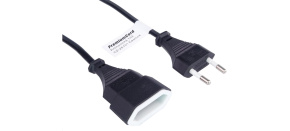 PREMIUMCORD Kabel síťový 230V, prodlužovací dvojvidlice,  5m