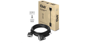 Club3D kabel DVI-A na VGA, 3m, 28 AWG