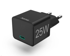 Hama rychlá USB nabíječka, USB-C PD/QC 25 W