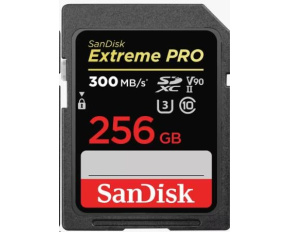 SanDisk SDHC karta 256GB Extreme PRO (300 MB/s, Class 10, UHS-II U3 V90)