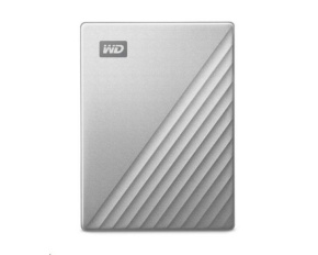 WD My Passport Ultra 4TB, Externí HDD, USB-C 3.0, pro MAC, stříbrná