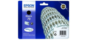 EPSON Ink čer WF-5xxx Series Ink Cartridge "Pisa" 79 Black (14,4 ml)