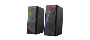 C-TECH reproduktory SPK-17, 2.0, RGB, černá