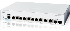 Cisco Catalyst switch C1200-8T-E-2G (8xGbE,2xGbE/SFP combo,fanless)
