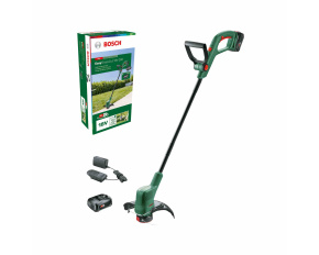 BOSCH EasyGrassCut 18V-26, akumulátorová strunová sekačka, 18 V, struna 26 cm, 2x akumulátor