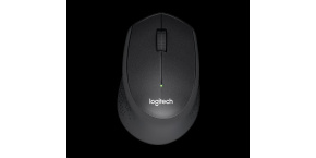 Logitech Wireless Mouse M330 Silent Plus, black