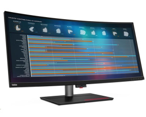 LENOVO LCD P40w - 39.7",IPS,mat,prohnutý,21:9,5120x2160,178/178,4ms,300cd/m2,1000:1,DP,HDMI,RJ45,TB4,USB,VESA,Pivot