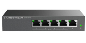 Grandstream GWN7700P Unmanaged Network Switch 5 portů / 4 PoE out