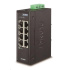 Planet ISW-800T, switch, 8x 10/100Base-TX, ESD, DIN, IP30, -40~75°C