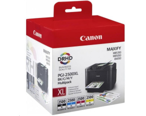 Canon CARTRIDGE PGI-2500XL multipack pro Maxify iB4050, iB4150, MB5050, MB515x, MB5350, MB545x (1295 str.)