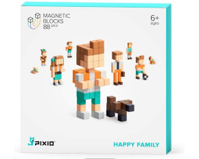 PIXIO Happy Family magnetická stavebnice