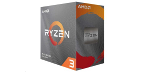 CPU AMD RYZEN 3 4100, 4-core, 3.8GHz, 6MB cache, 65W, socket AM4, BOX