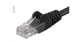 PremiumCord Patch kabel UTP RJ45-RJ45 CAT6 10m černá