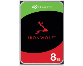 SEAGATE HDD 8TB IRONWOLF (NAS), 3.5", SATAIII, 7200 RPM, Cache 256MB, CMR