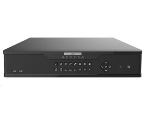 Uniview NVR, 16 kanálů, H.265, 8x HDD, 12Mpix (384Mbps/384Mbps), HDMI+VGA Full HD, (N+1), ONVIF, 3x USB, audio