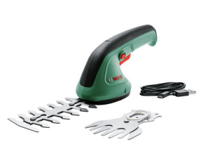 BOSCH EasyShear, souprava akumulátorových nůžek na keře a na trávu, 3,6 V, čepel 12 cm