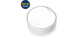 TP-Link Deco X50-PoE (1-pack) WiFi6 Mesh (AX3000,2,4GHz/5GHz,1x2,5GbELAN/WAN,1xGbELAN/WAN,1xPoE)