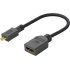 PremiumCord Flexi adaptér HDMI Typ A samice - micro HDMI Typ D samec pro ohebné zapojení