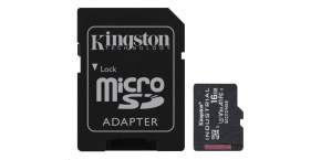 Kingston MicroSDHC karta 16GB Industrial C10 A1 pSLC Card + SD Adapter