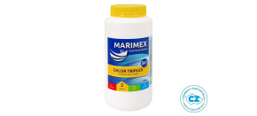 Marimex Chlor Triplex 1,6 kg - víceúčelové pomalurozpustné velké tablety