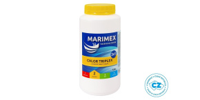 Marimex Chlor Triplex 1,6 kg - víceúčelové pomalurozpustné velké tablety