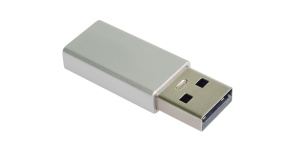 PremiumCord Adaptér USB-C na USB-A 2.0, stříbrná