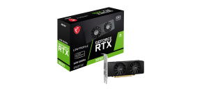 MSI VGA NVIDIA GeForce RTX 3050 LP 6G OC, 6G GDDR6, 1xDP, 2xHDMI