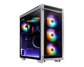 ADATA XPG case BATTLECRUISER Mid-Tower, bez zdroje, 4x 120mm ARGB Fan, Bílá