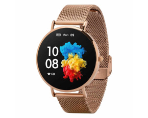 Garett Smartwatch Verona zlatá, ocel