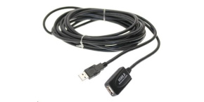 PREMIUMCORD USB 2.0 repeater a prodlužovací kabel A/M-A/F 5m